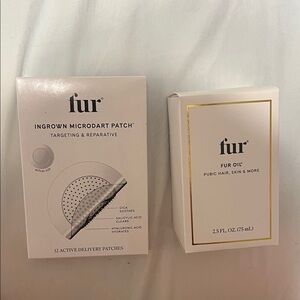 Fur Ingrown Microdart Patch and Fur Oil Set